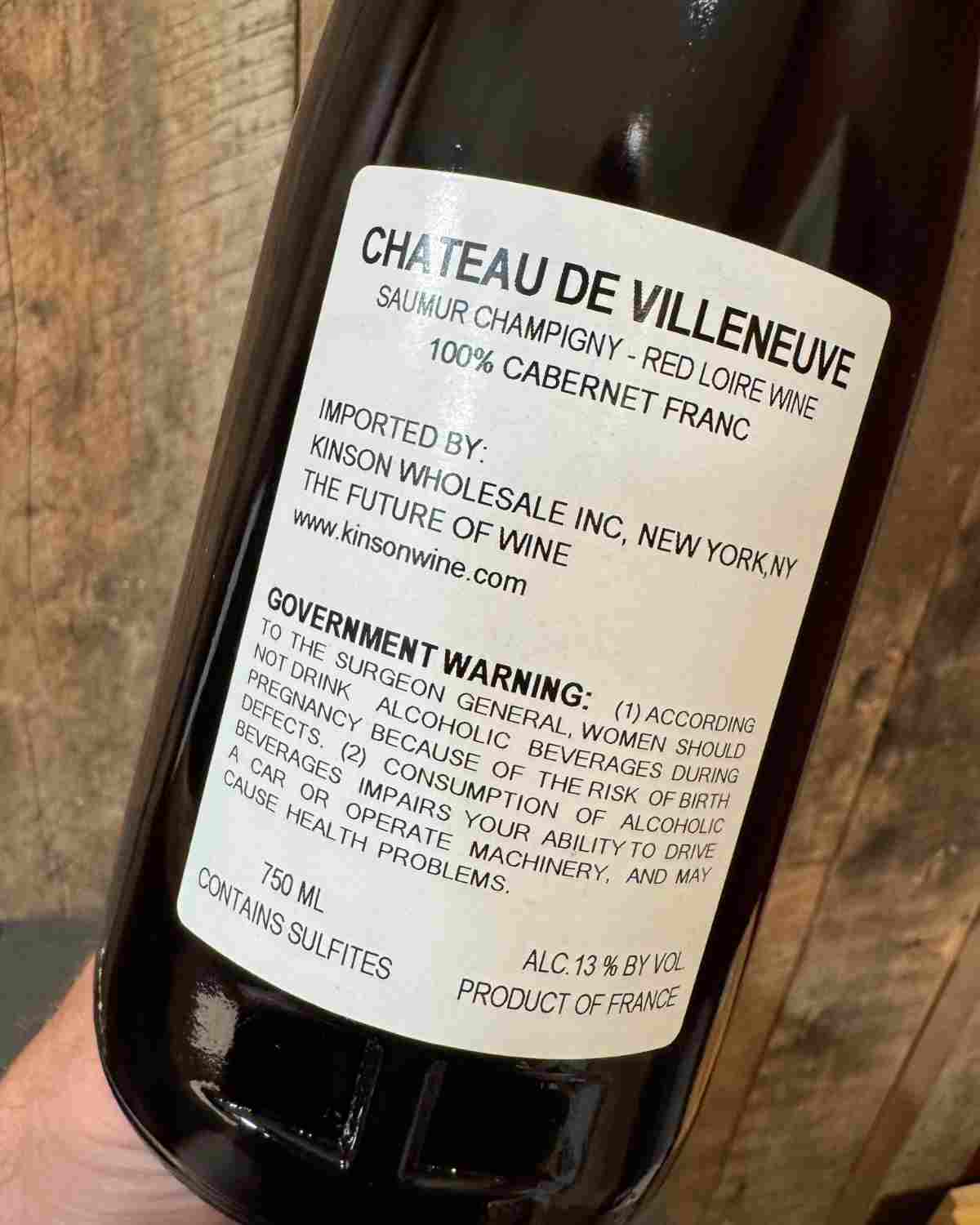 Chateau De Villeneuve Saumur-Champigny Le Grand Clos 2017