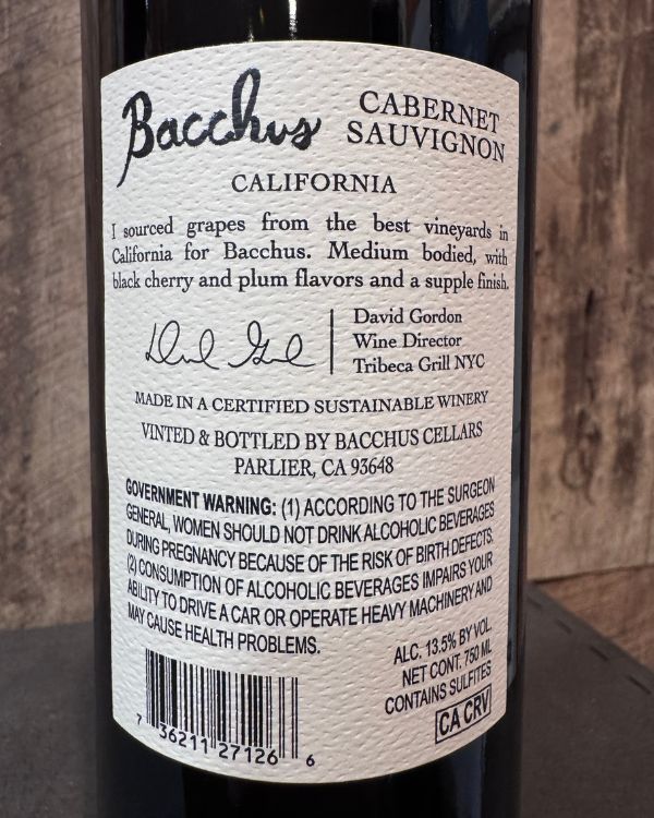Bacchus Cabernet Sauvignon 2023 - Image 2