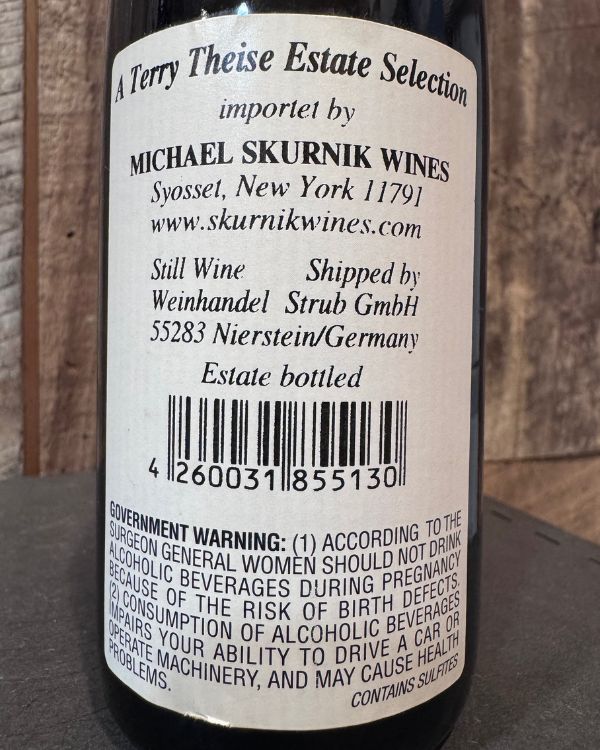 Dönnhoff Niederhäuser Hermannshöhle Riesling Auslese 2005 375mL - Image 2