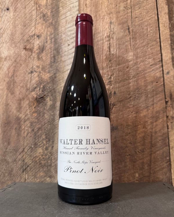 Walter Hansel Winery Pinot Noir North Slope Vineyard 2018