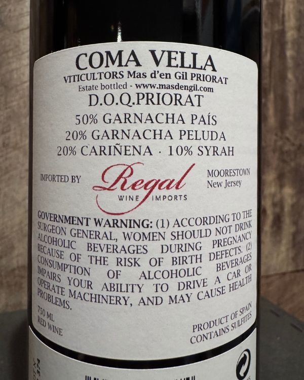 Mas d'en Gil Priorat Coma Vella 2015 - Image 2