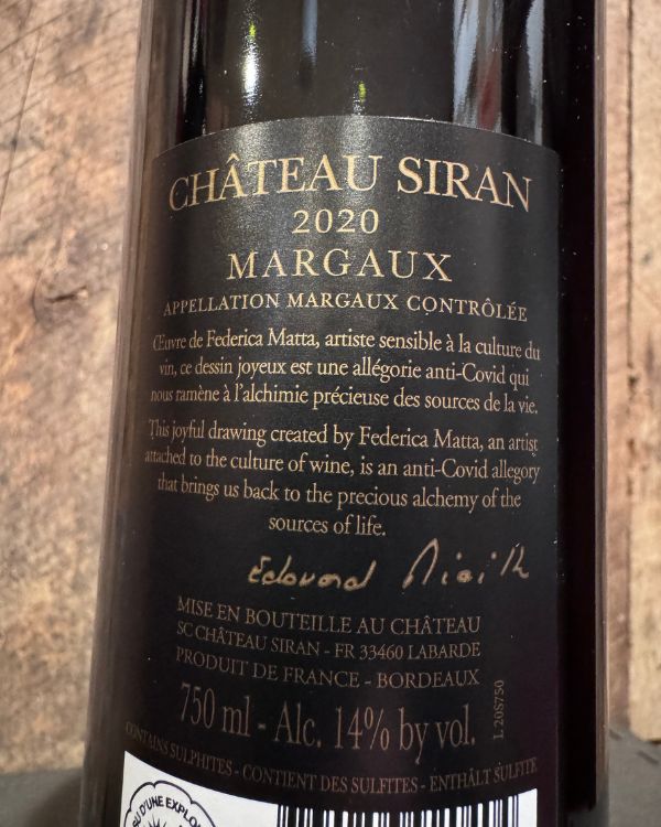 Chateau Siran Margaux 2020 - Image 2