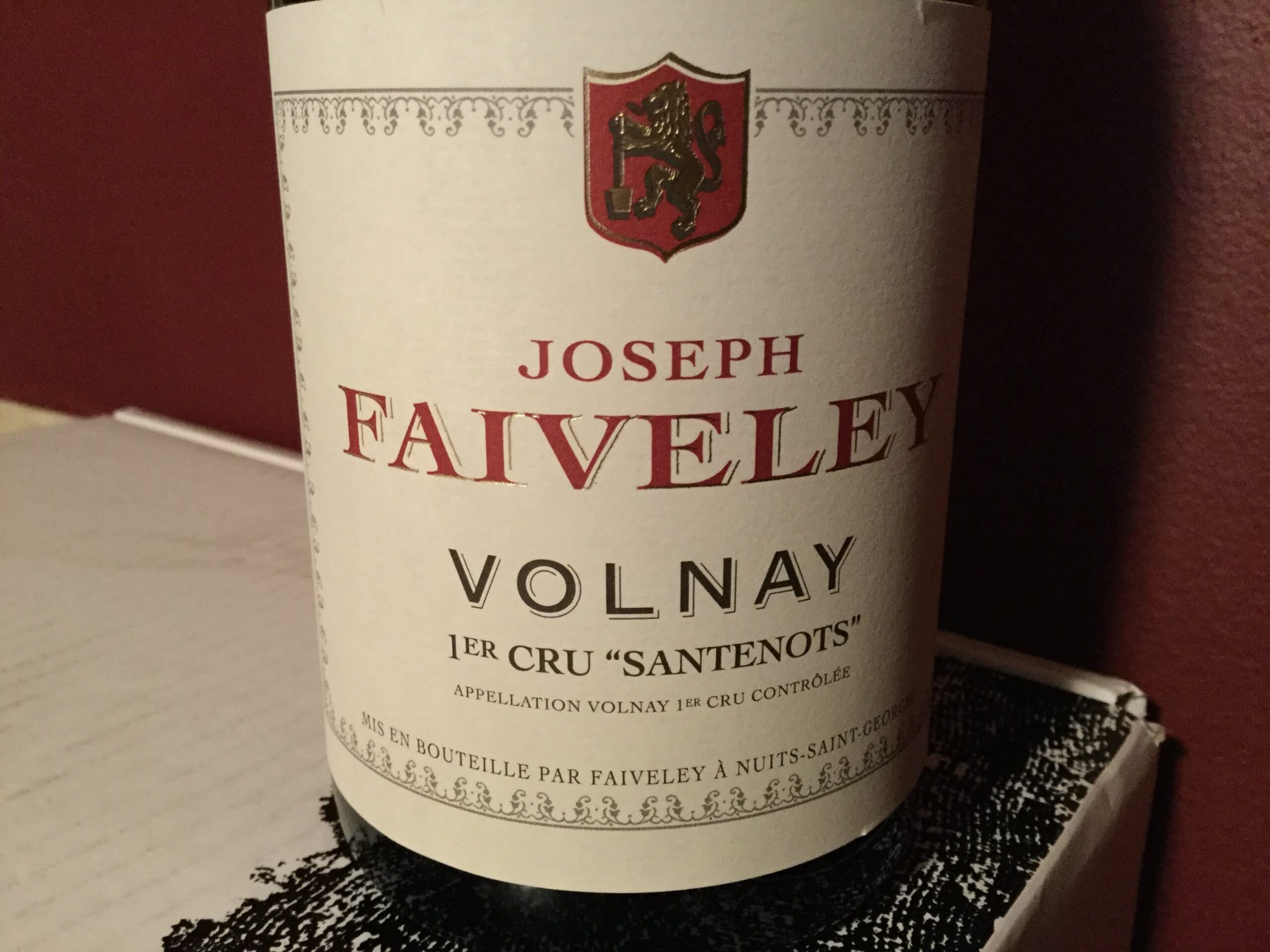 Joseph Faiveley Volnay Santenots 2013
